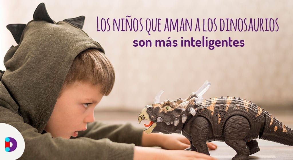 Los niños que aman a los dinosaurios son más inteligentes (según estudio).