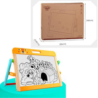 Caballete Mágico De Madera De Mesa Niños Magnético Borrable - 3