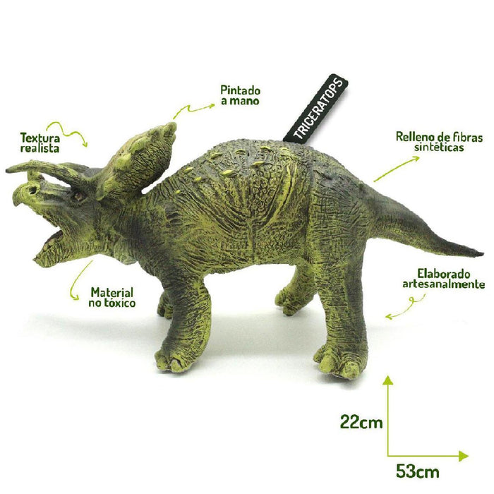 Triceratops Grande, Juguete De Dinosaurio