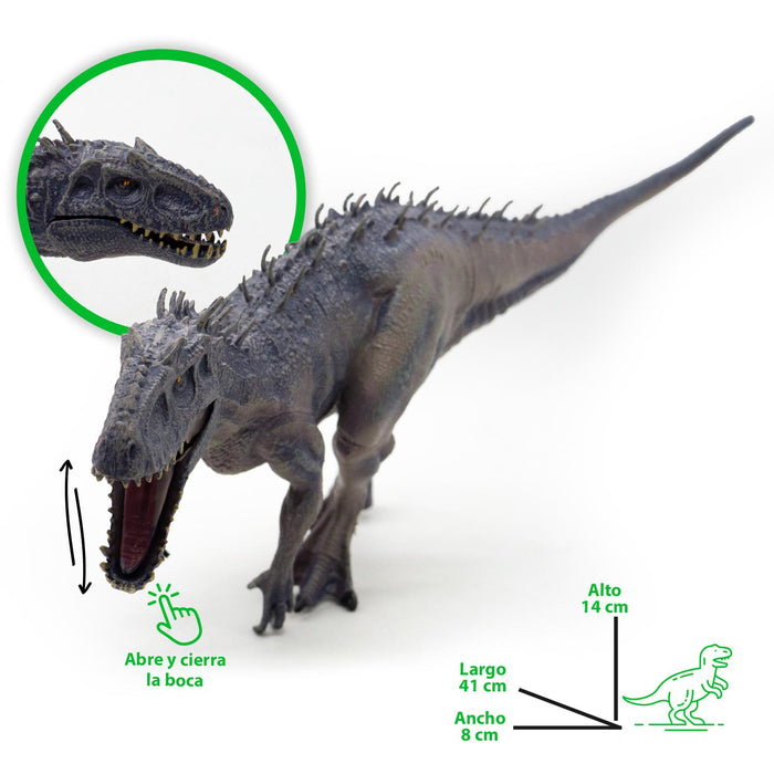 Figura de Dinosaurio Indominus Rex Jurassic 40 cm