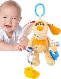 juguete animales para asiento de coche para niños: sonajero colgante suave para niños - 2