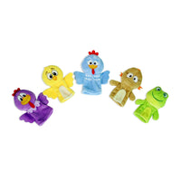 Títeres de dedo de Peluche de la gallina pintadita - 1