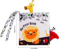 Libro suave de leon para bebé de 0 a 6 meses, juguete de aprendizaje temprano para bebe - 3