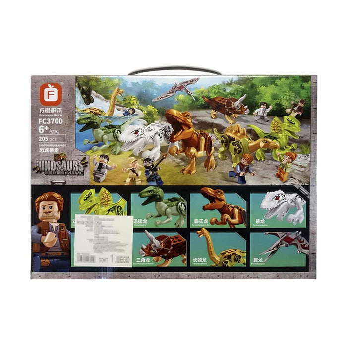 Set de Blocks Para Armar Dinosaurios 205 Piezas de alta calidad y diseño