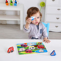 Rompecabezas De Madera Infantil Transportes 9 Pz - 5