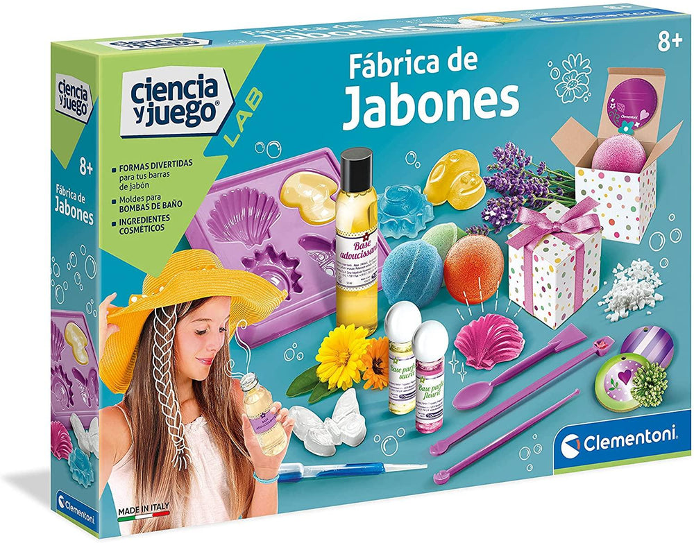 Kit Laboratorio Fabrica de jabones,Juego Clementoni
