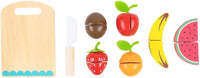 Corta Frutas Juego de Comida Hecho de Madera, Juguete Didactico - Tooky Toy - 2
