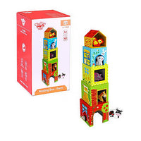 Juego De Bloques Apilables Animales 10 Piezas Nesting Boxes - 1