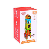 Juego De Bloques Apilables Animales 10 Piezas Nesting Boxes - 5