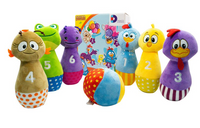 Kit de Boliche de Peluche mas Rompecabezas Gallina Pintadita - 1