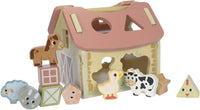 Granja Clasificadora de Formas y Animales de Madera para Niños, Juguete Educativo - Tooky Toy - 1