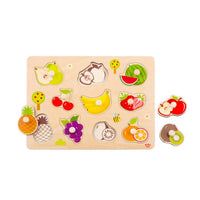 Rompecabezas de Madera de Frutas Didáctico de 11 Piezas - 2