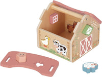 Granja Clasificadora de Formas y Animales de Madera para Niños, Juguete Educativo - Tooky Toy - 4