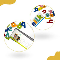 Tooky Toy Rompecabezas del Abecedario con Letras de Madera para Completar Las Palabras en Las Tarjetas, Educativo Didactico - 3