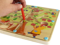 Laberinto de Cuentas Magnéticas en Forma de Arbol Juguete Didactico de Madera - Tooky Toy - 2