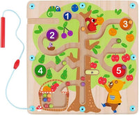 Laberinto de Cuentas Magnéticas en Forma de Arbol Juguete Didactico de Madera - Tooky Toy - 3