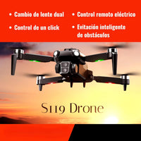 Drone  S119 4k Con 2 Camaras Y 3 Baterias, Radio Control Y Estuche - 7