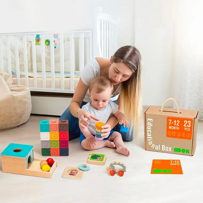 Kit de Juguetes educativos para niños 7-12 Meses Nido e Infancia