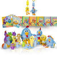 Combo Peluches Oficiales Gallina Pintadita y Pollito Amarillito - 6