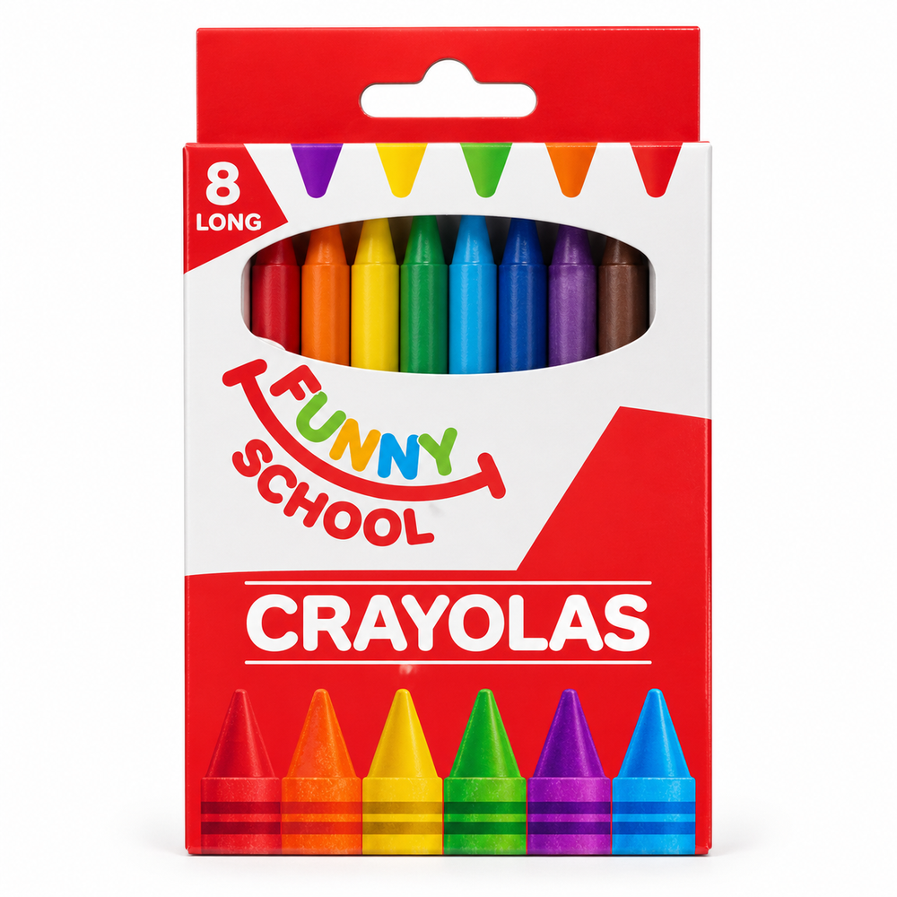 Crayolas Delgadas 8 Piezas