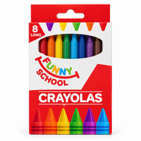 Crayolas Delgadas 8 Piezas - 1