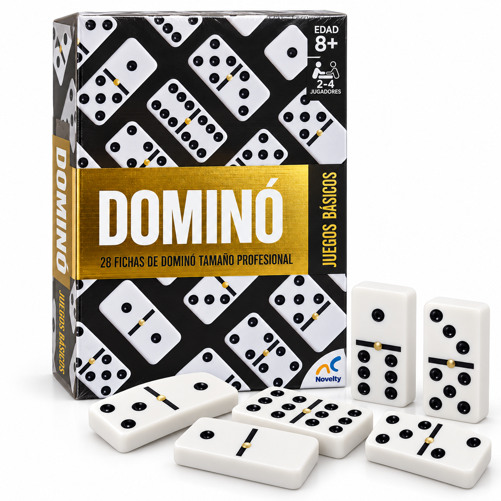 Dominó Clásico Doble 6 en Caja de Cartón