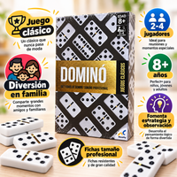 Dominó Clásico Doble 6 en Caja de Cartón - 4