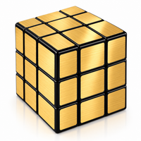 Cubo Magico Mirror Cube - Espejo 3X3 Dorado Destreza - 2