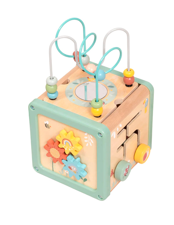 Cubo de Actividades Color Pastel de Madera