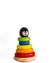 Torre de Pingüino Apilable de Madera - 7