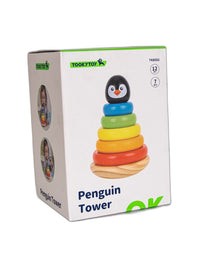Torre de Pingüino Apilable de Madera - 3