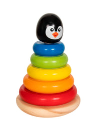Torre de Pingüino Apilable de Madera - 14