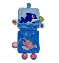 Libro suave para bebé Crab de 0 a 6 meses, juguete de aprendizaje temprano para bebe - 4
