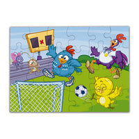 Rompecabezas 2 en 1 Gallina Pintadita Deporte 12 y 24 Piezas - 2