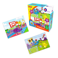 Colección Completa La Gallina Pintadita 7 Rompecabezas + 6 Cuentos Infantiles + 1 Dije De Plata .925 - Pollito Amarillito- La Cucarachita- Didacti Juegos - 3