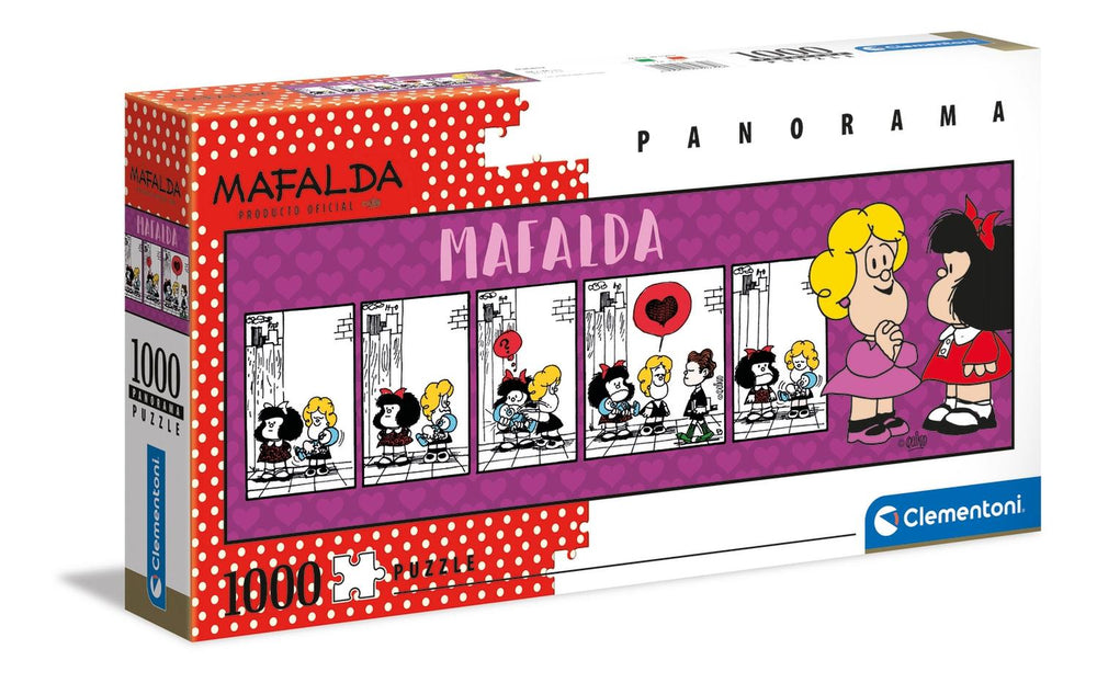 Rompecabezas Mafalda Panorámico 1000 piezas Clementoni