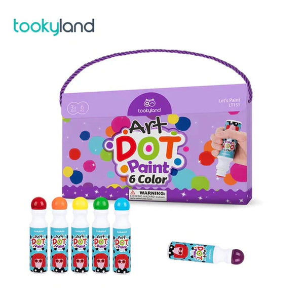 dot paint - Kit de 6 colores TookyLand con calidad premium