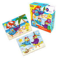 Colección Completa La Gallina Pintadita 7 Rompecabezas + 6 Cuentos Infantiles + 1 Dije De Plata .925 - Pollito Amarillito- La Cucarachita- Didacti Juegos - 4