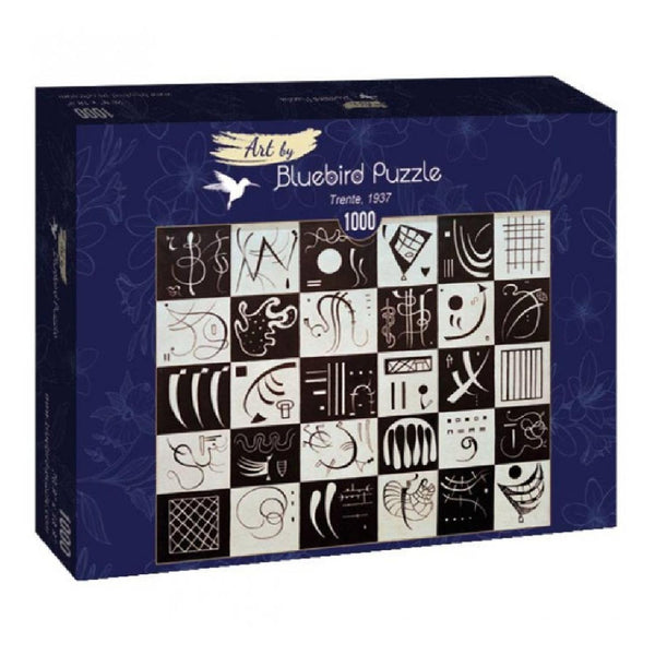Rompecabezas Thirty   Vasili Kandinski Bluebird 1000 Piezas