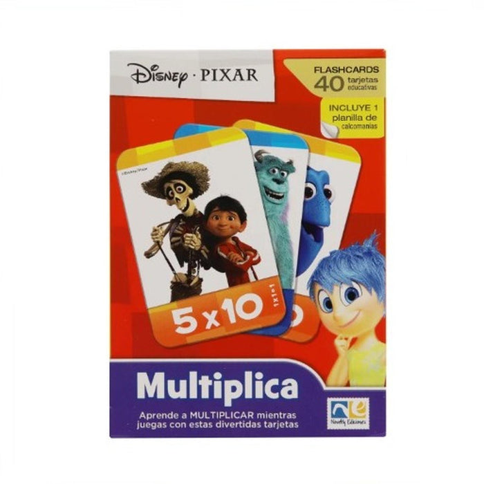 Juego Flash Cards Multiplicador Disney 40 Tarjetas