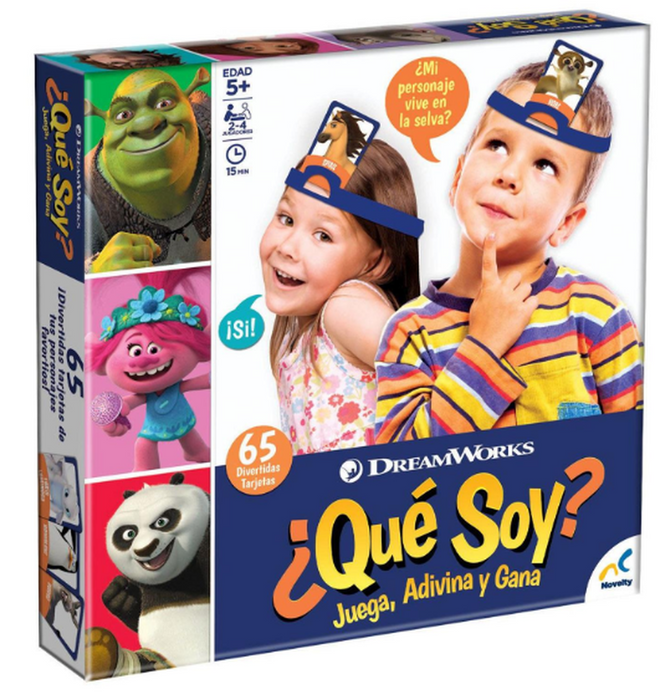 Juego De Mesa Que Soy? Juega, Adivina Y Gana, Dreamworks