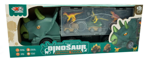 Camión De Juguete De Dinosaurios Transporte De Dinosaurios