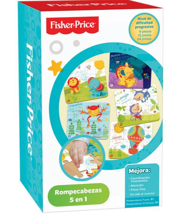5 En 1 Fisher Price Rompecabezas De Novelty