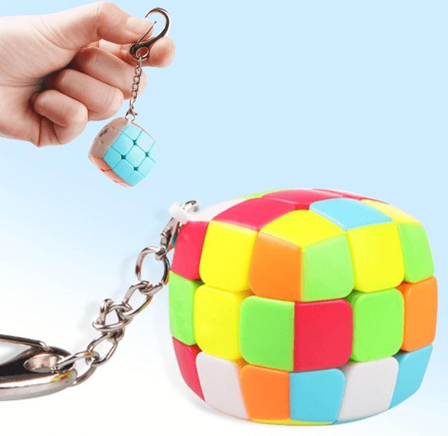 KEYCHAIN CUBE 3.5CM 3X3