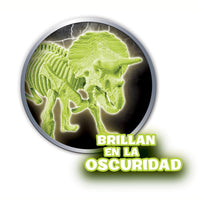 Juego De Excavación 4 En 1 Dinosaurios Fluorescentes- Clementoni - 3