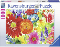 Rompecabezas Flores De Colores 1000 Piezas Ravensburger - 1