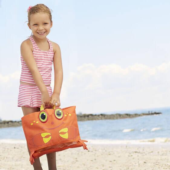 Clicker Crab Beach Tote Bag