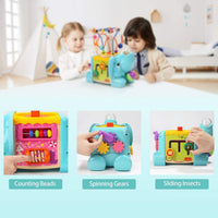 Cubo De Actividades Elefante 5 en 1 , Multicolor, Motricidad - 9