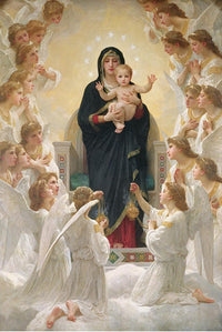 Rompecabezas Virgen Con Angeles 1000 Piezas Tomax - 1