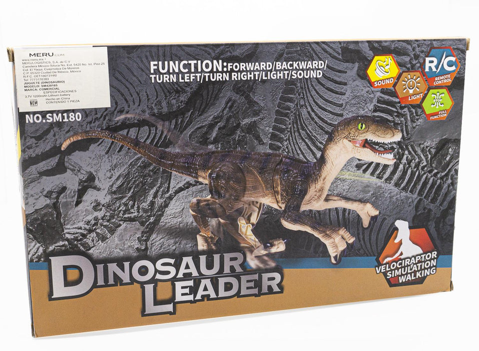Dinosaurio Control Remoto Velociraptor R/C 2.4 Ghz USB Roar Juguete a Control Remoto Blue Jurasic Regalo para niños